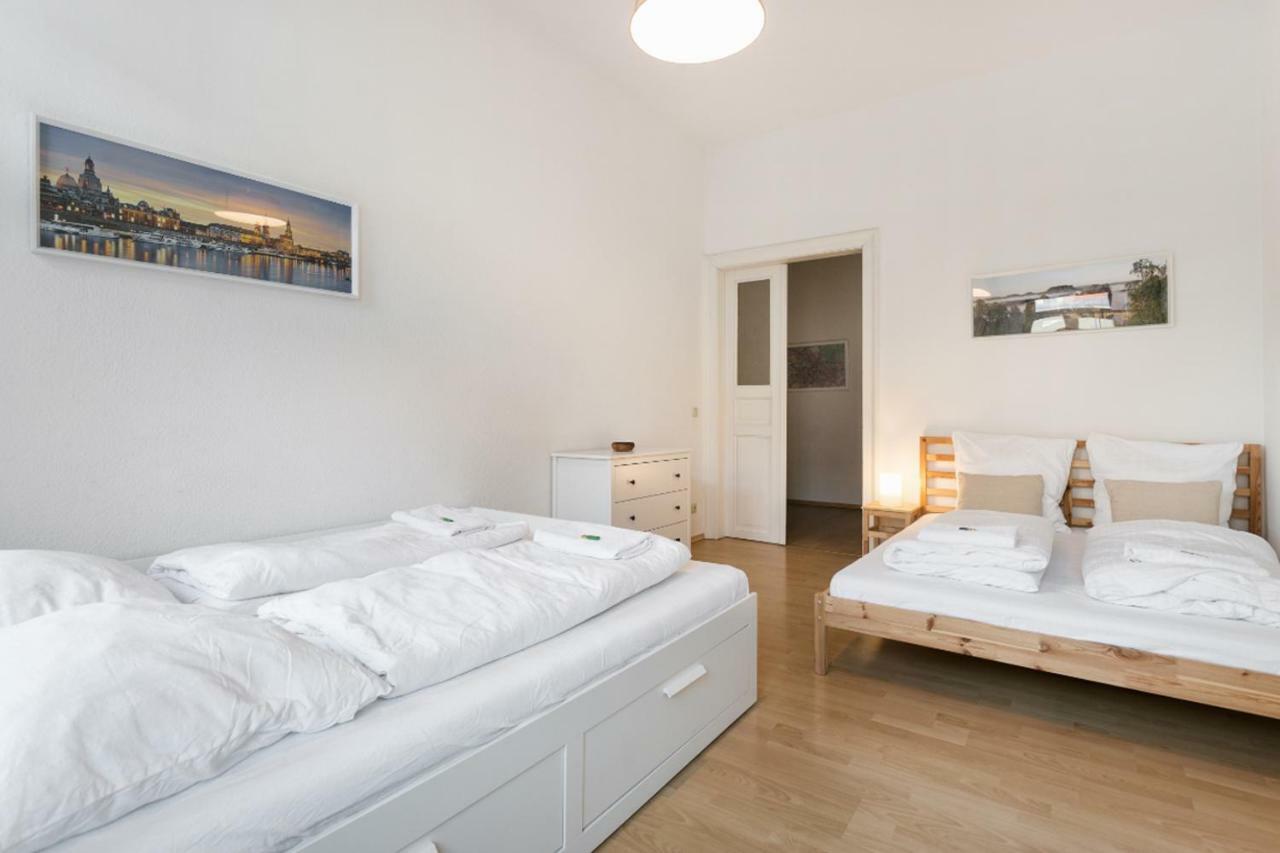 Ruhiges Apartment Am Rande Des Szeneviertels Dresda Exterior foto